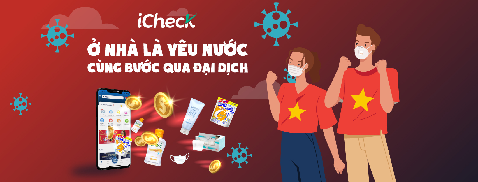 iCheck  dẹp sạch  mọi buồn chán,  khơi bùng  niềm vui mùa cách ly