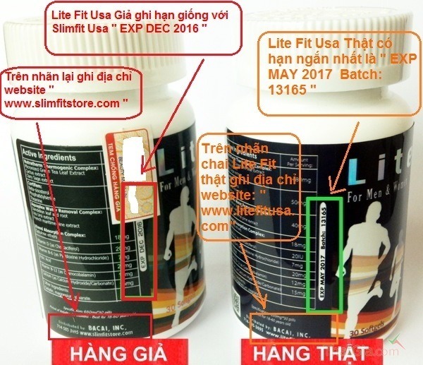 Thuốc giảm cân Lite Fit USA Mỹ