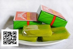 Bánh cốm Hà Nội có thực có màu xanh tự nhiên hay không?