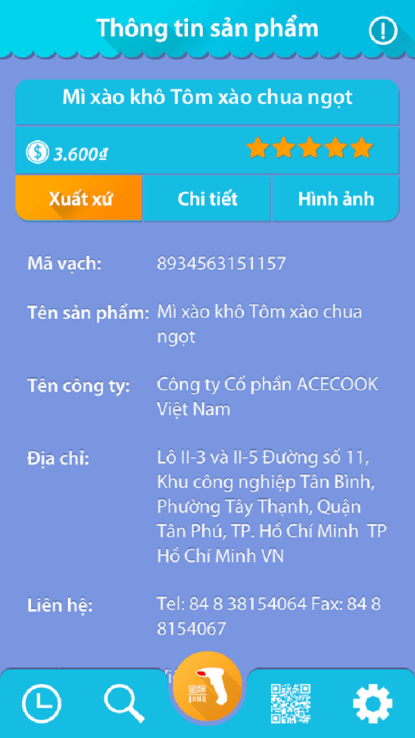 Ứng dụng Barcode Viet