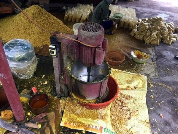 Lưu huỳnh trộn lẫn vào riềng nguy hiểm như thế nào Lưu huỳnh trộn lẫn vào riềng nguy hiểm như thế nào