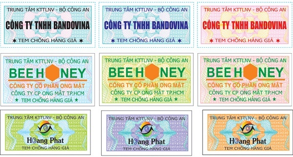 Tem chống hàng giả của bộ công an