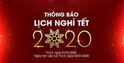 Thong bao lich nghi tet duong lich 2020